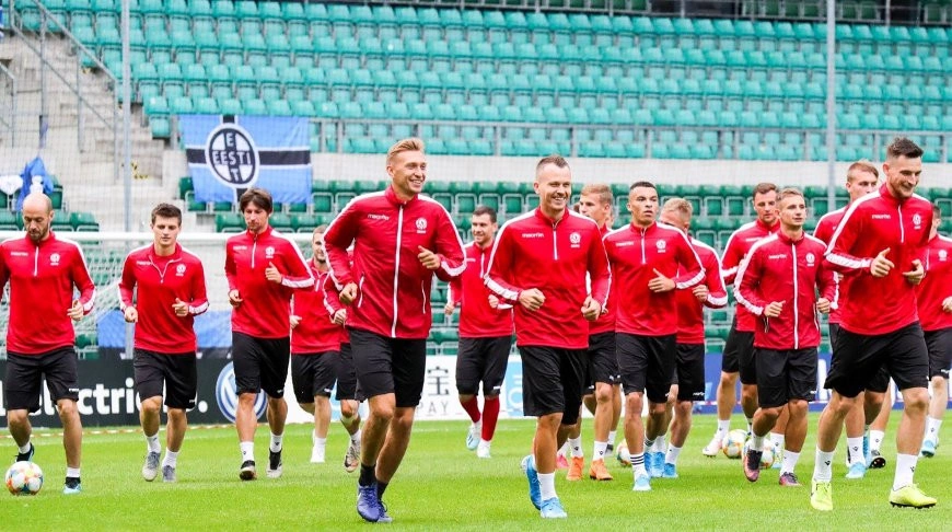 Белорусская сборная по футболу начала подготовку к матчам Лиги наций
