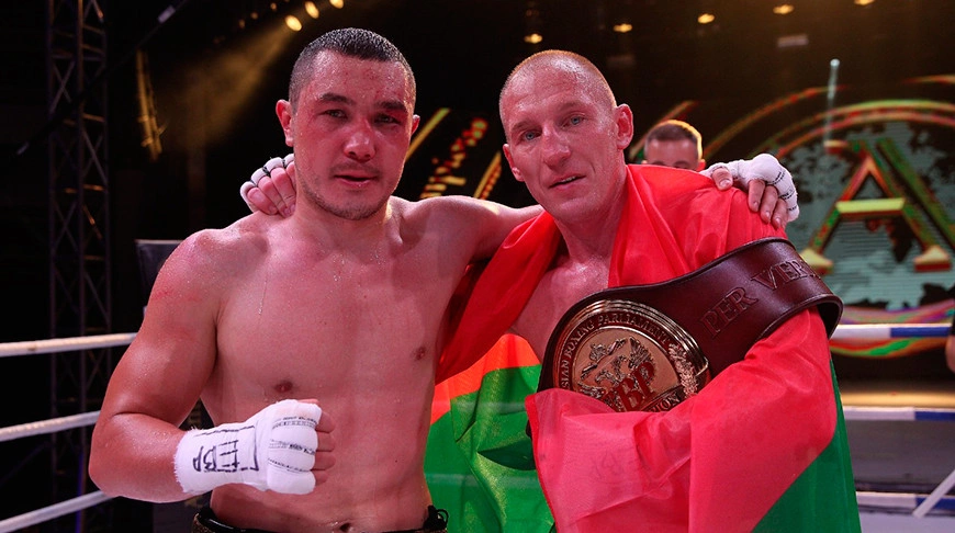 Белорусский боксер  стал обладателем пояса IBF Eurasia во втором среднем весе.