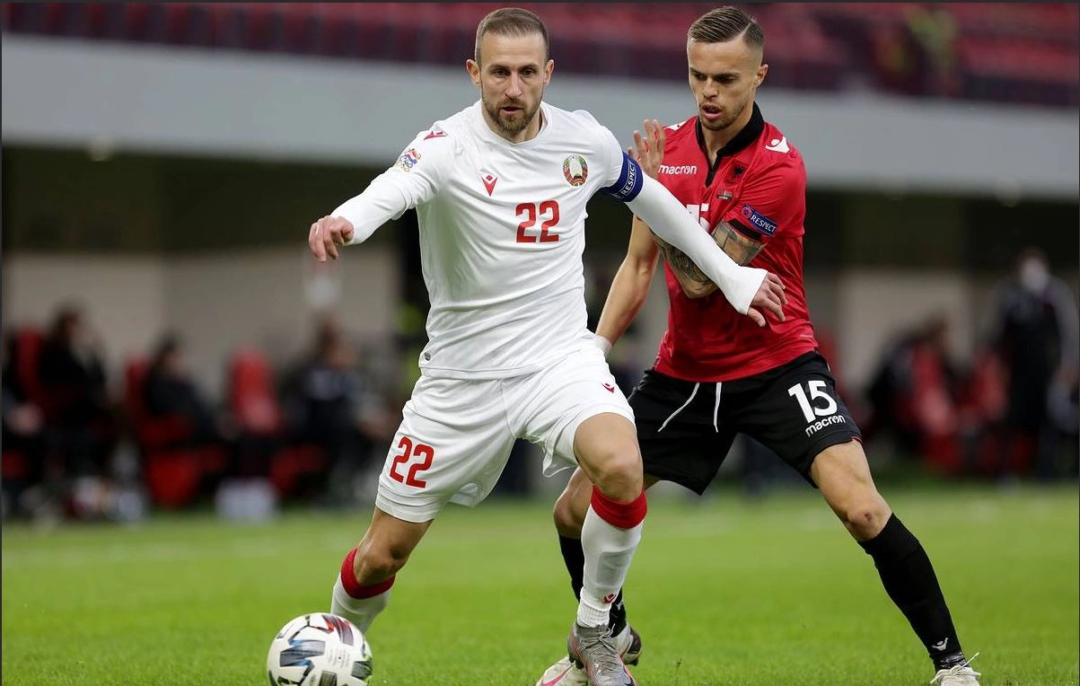 Сборная Беларуси уступила в матче группового этапа Лиги наций сборной Албании