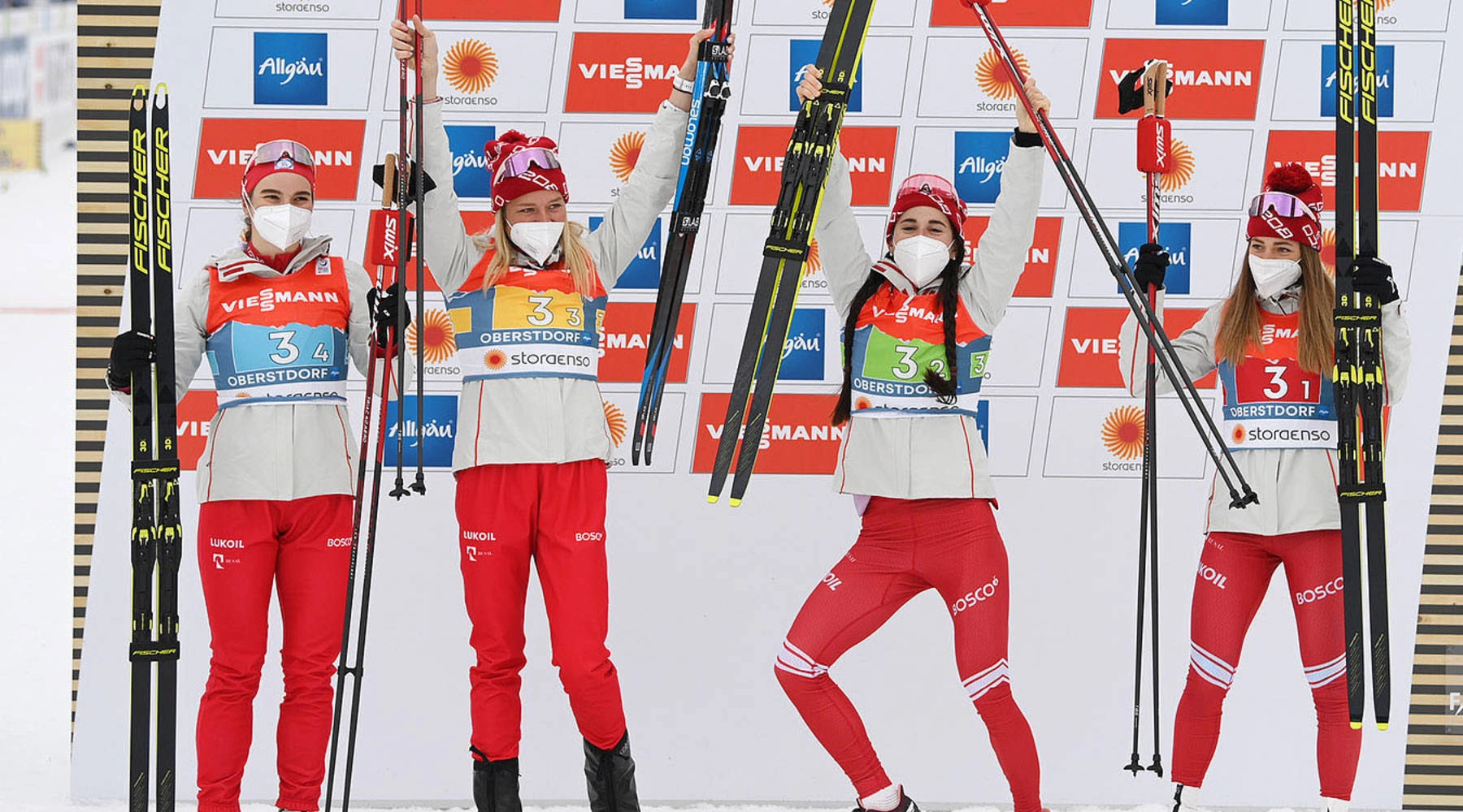 Женская сборная Беларуси выиграла серебряные медали в эстафете на этапе КМ в Нове-Место