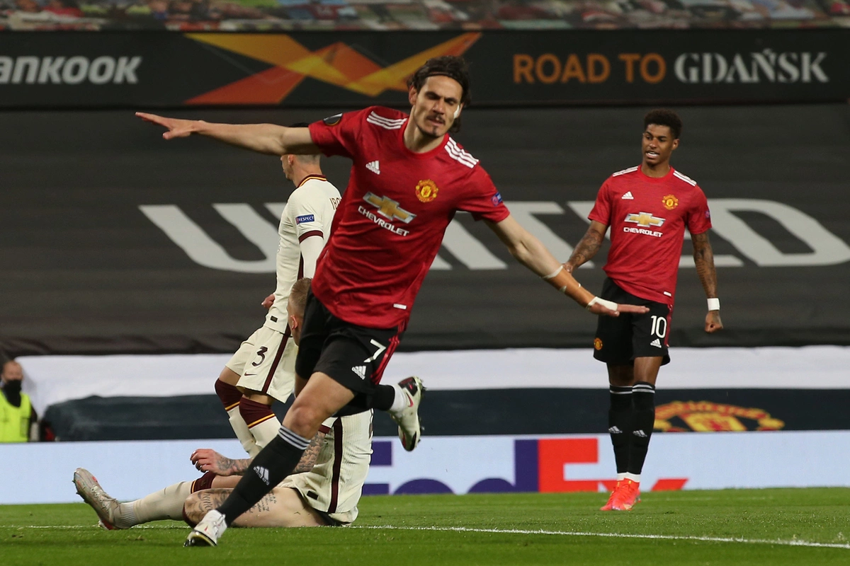 «Манчестер Юнайтед» уверенно обыграл «Рому» в первом полуфинальном матче Лиги Европы