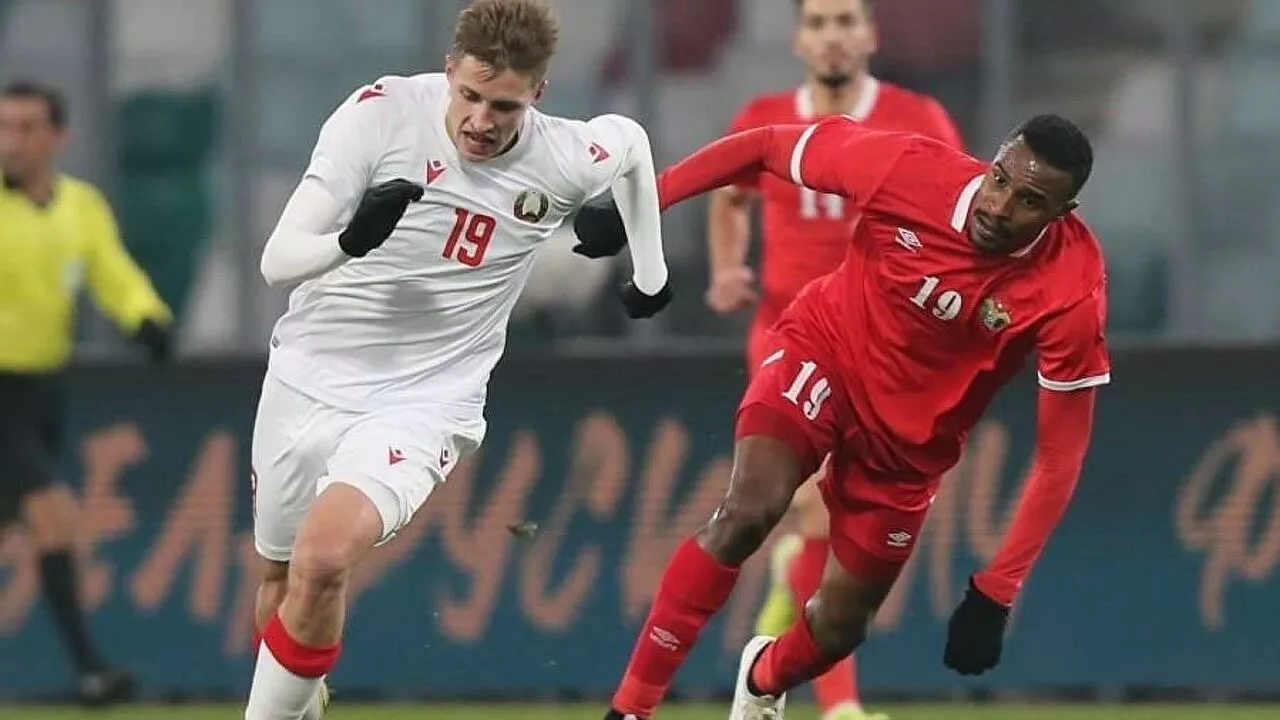 Сборная Беларуси по футболу в последнем матче сезона обыграла команду Иордании