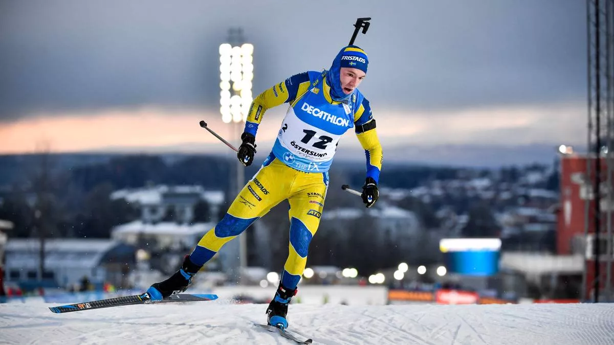 Шведский биатлонист Самуэльссон стал сильнейшим на этапе Кубка Мира в шведском Эстерсунде