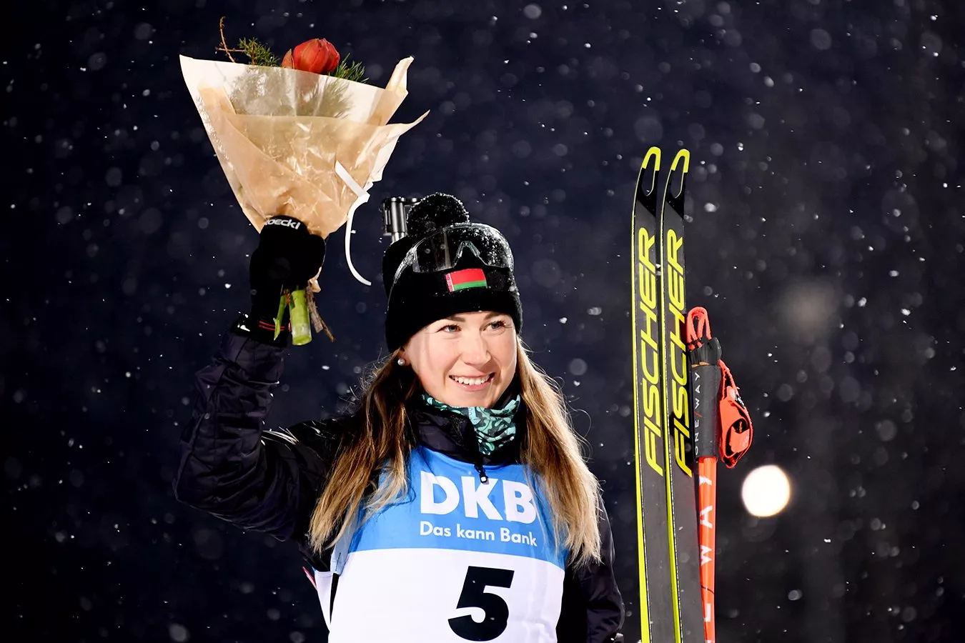 Динара Алимбекова заняла вторую позицию в масс-старте и вышла на второе место в общем зачете КМ