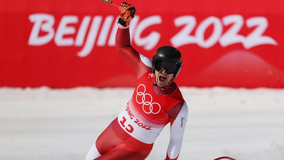 Австрийский горнолыжник Маттиас Майер выиграл золотую медаль на третьей Олимпиаде подряд