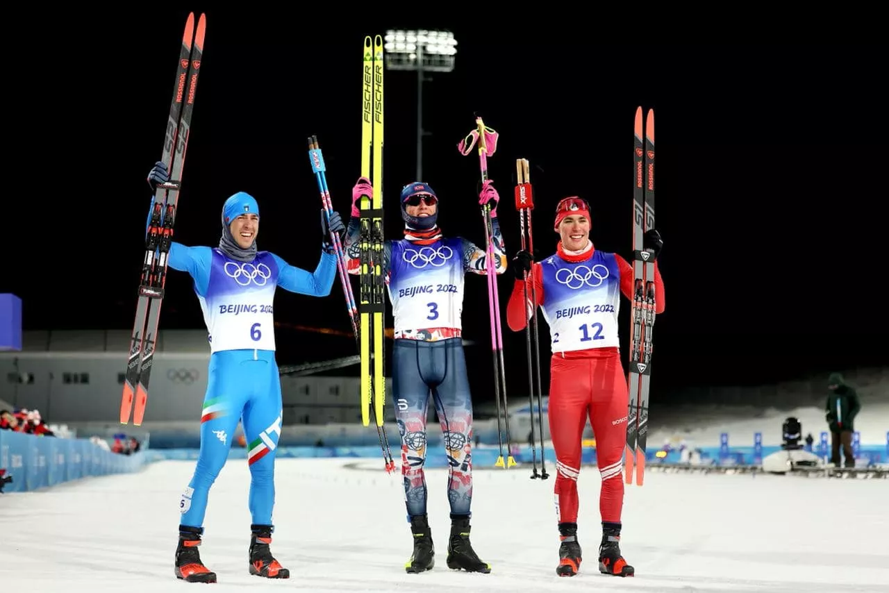 Норвежец Клебо выиграл золото в спринтерской гонке, россиянин Терентьев стал третьим