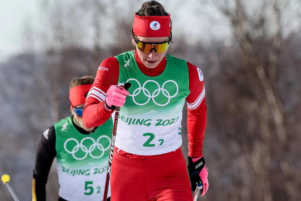 Женская сборная России по лыжным гонкам выиграла золото эстафеты на ОИ-2022