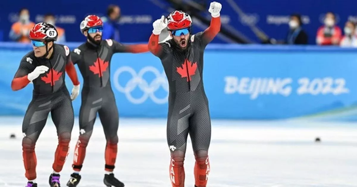 Сборная Канады завоевала золото на 5 км в шорт-треке