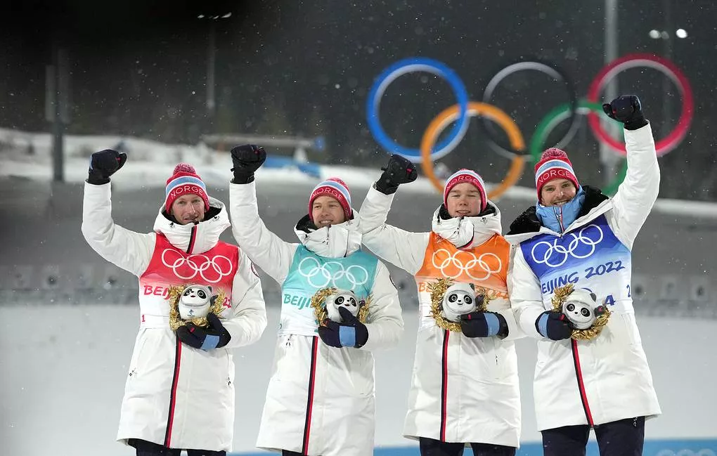 Норвежцы стали сильнейшими на Олимпиаде в командном лыжном двоеборье
