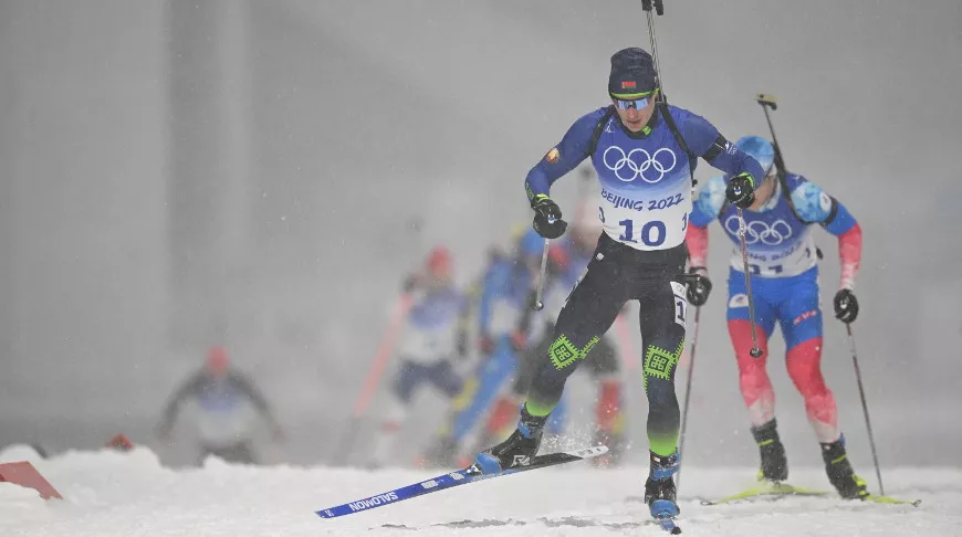 Белорус Антон Смольский занял 17-ю позицию в олимпийском масс-старте