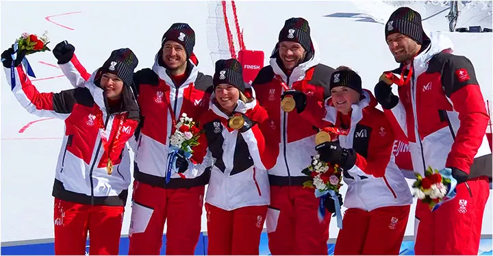 Олимпиада, горнолыжный спорт: командные соревнования завершились победой австрийцев, норвежцы обошли американцев