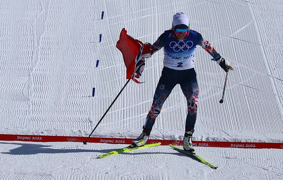 Первое место в олимпийском лыжном масс-старте взяла норвежка Йохауг