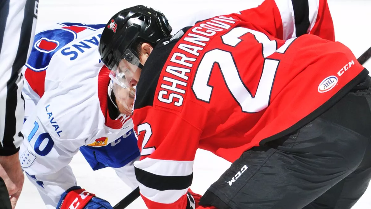 Белорусский хоккеист Егор Шарангович забил гол в матче регулярного чемпионата НХЛ