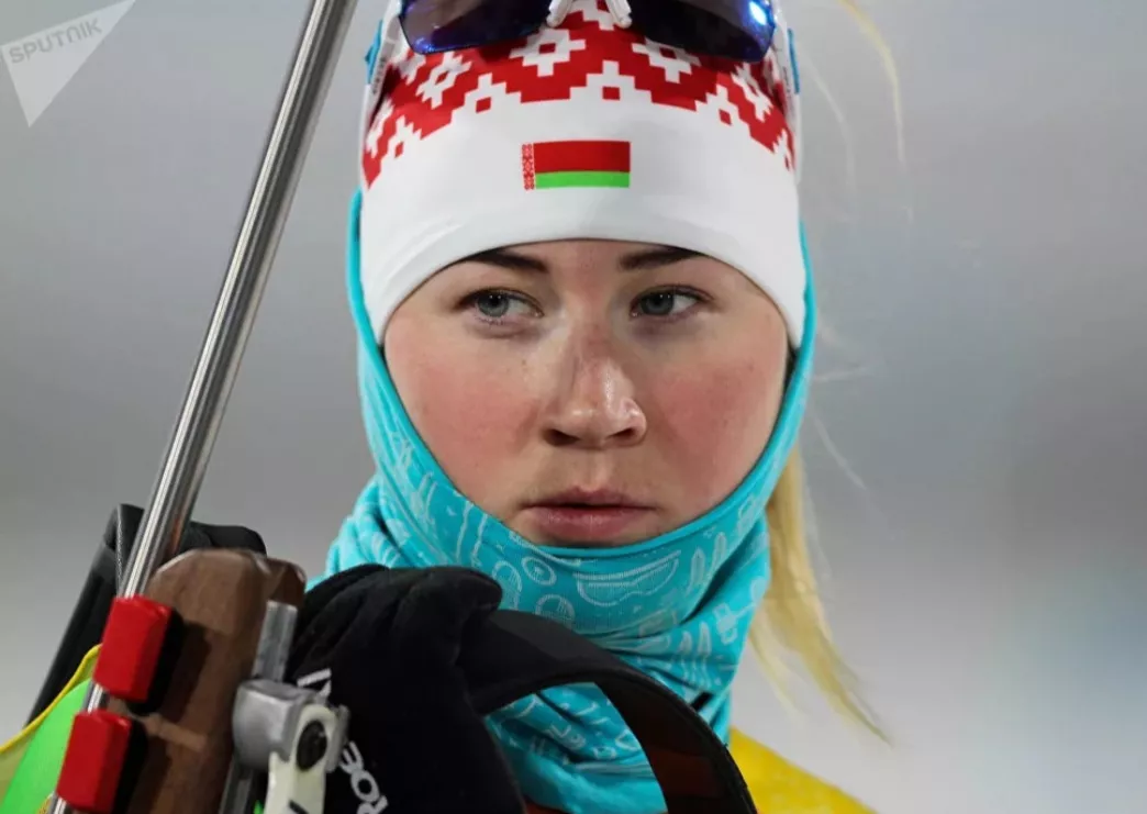 Белорусская биатлонистка — Динара Алимбекова
