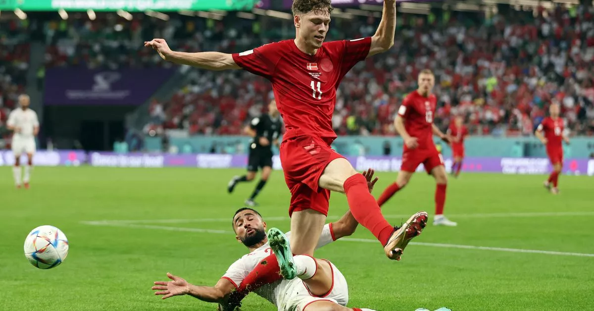 Сборная Дании сыграла вничью в своем первом матче ЧМ-2022