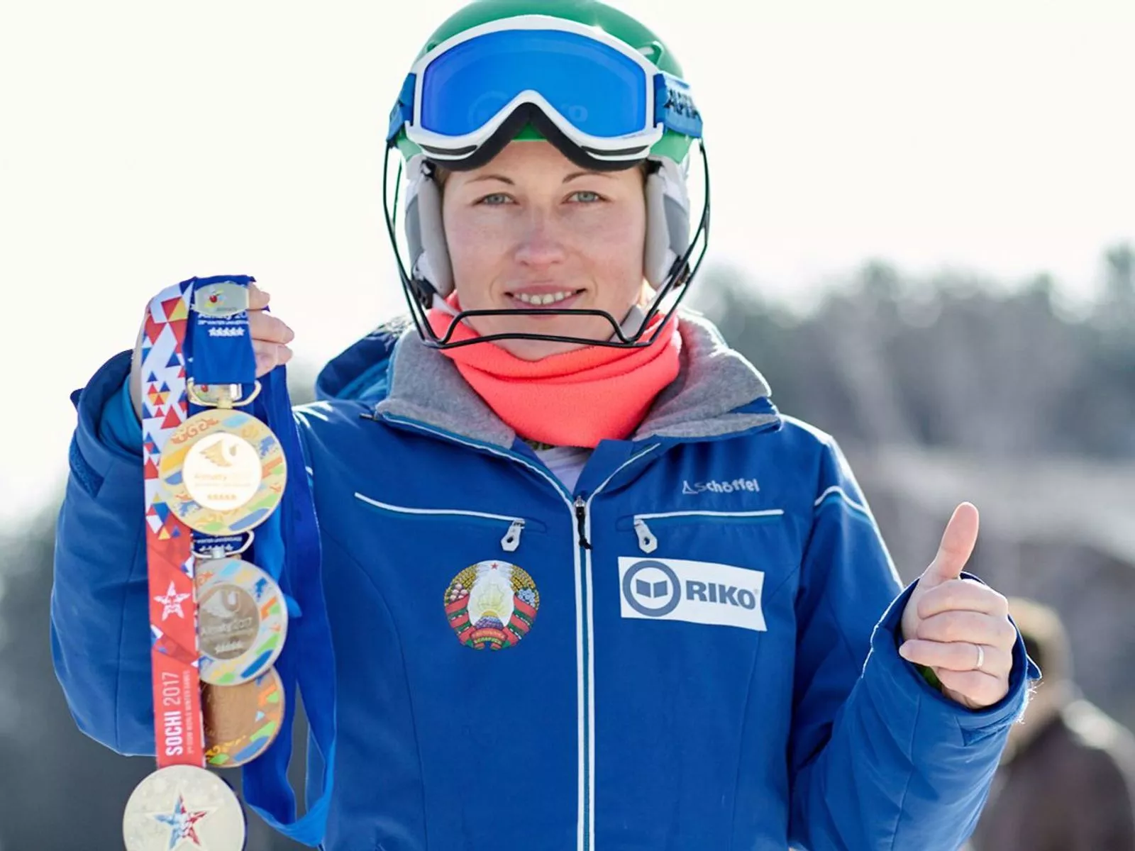Белорусская горнолыжница Мария Шканова продлила успешную серию на Кубке России
