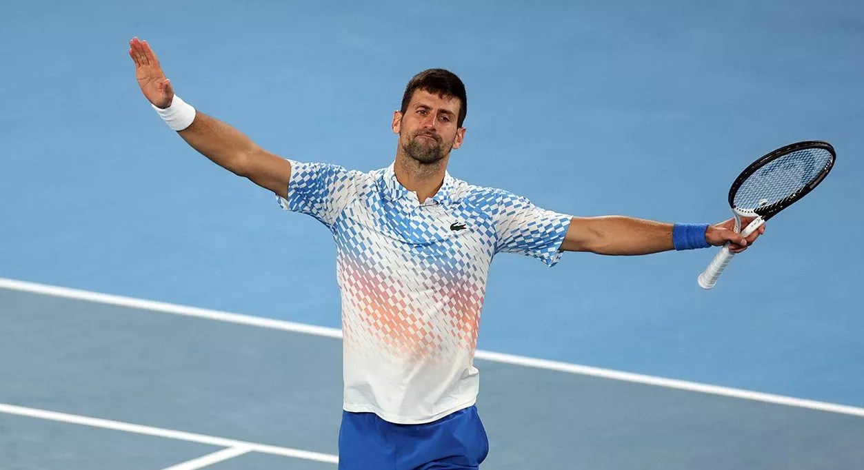 Новак Джокович успешно вышел в полуфинал Открытого чемпионата США
